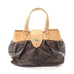 Louis Vuitton Boetie handbag canvas leather Monogram brown